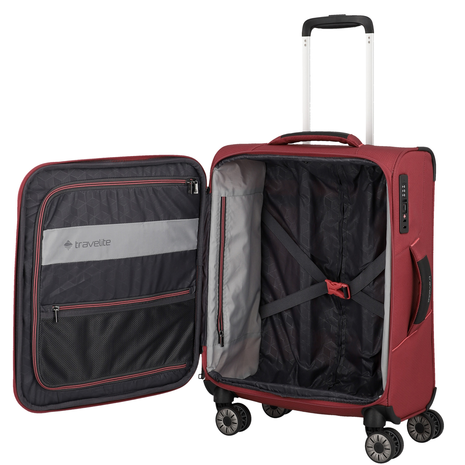 Travelite 4-Rollen Koffer S Skaii Abendrot Abbildung 5