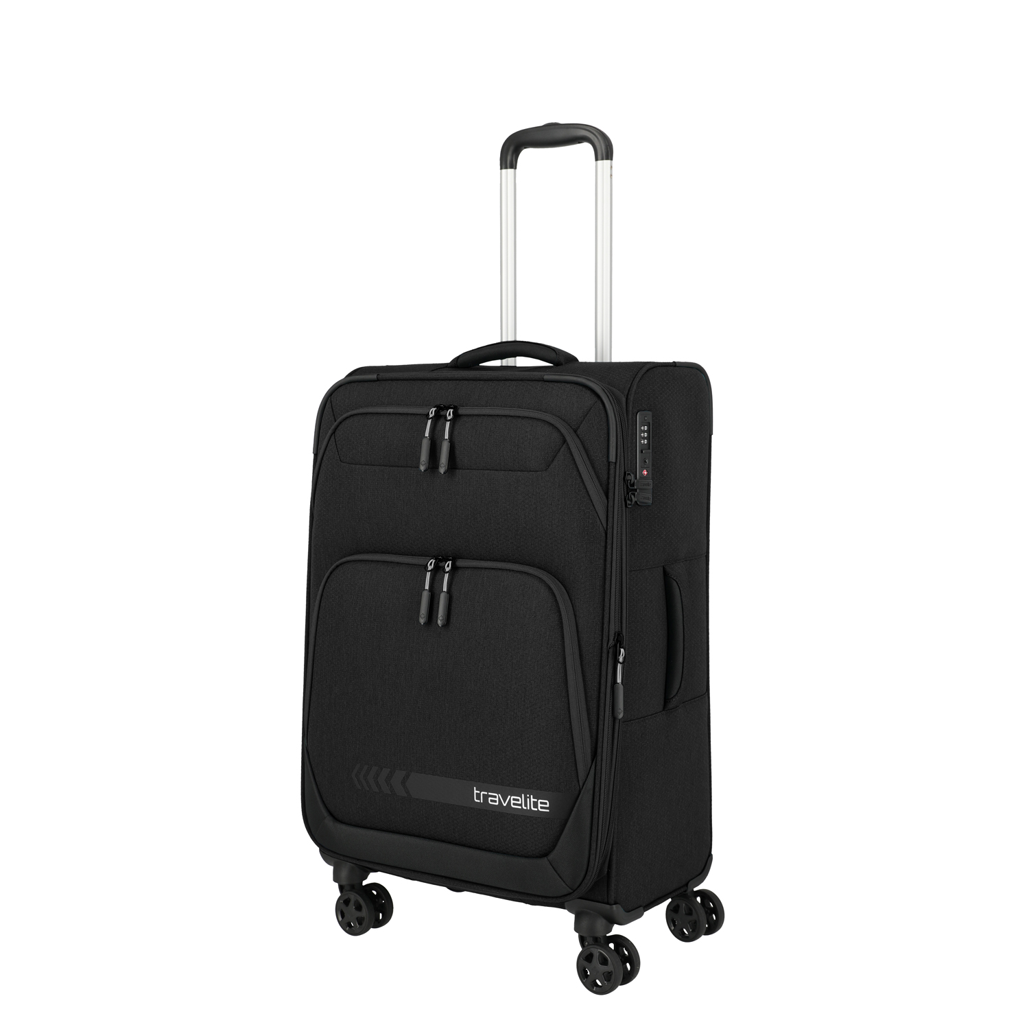 Travelite 4-Rad Trolley M Kick Off Black Abbildung 1