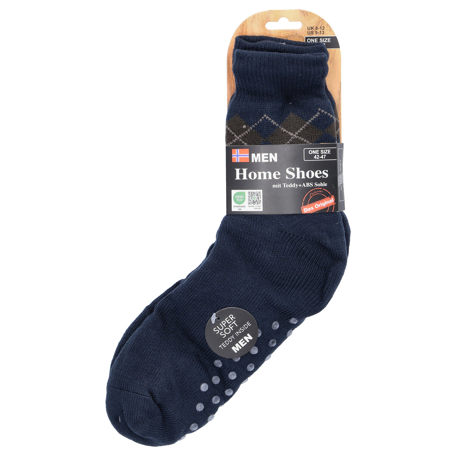 Antonio Herren Hüttensocken mit ABS Sohle Größe 42-47  . Abbildung 1 Antonio Herren Hüttensocken mit ABS Sohle Größe 42-47  . Abbildung 1