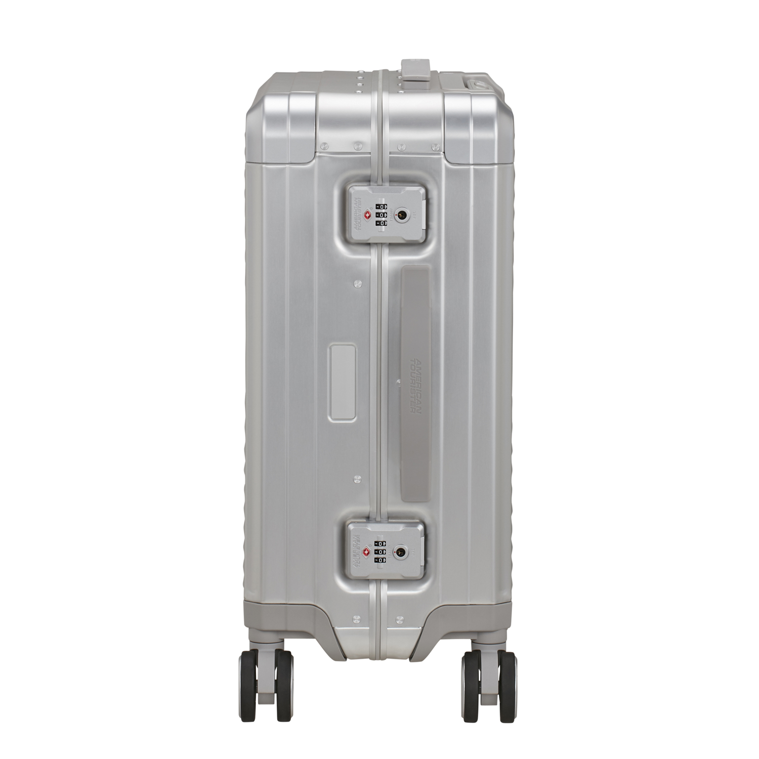 American Tourister Trolley mit 4 Rollen 55 cm Soundbox Alu silver Abbildung 3