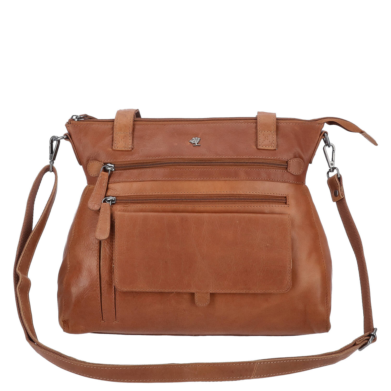 The Skandinavian Brand Damenshopper Leder - Cognac Abbildung 3