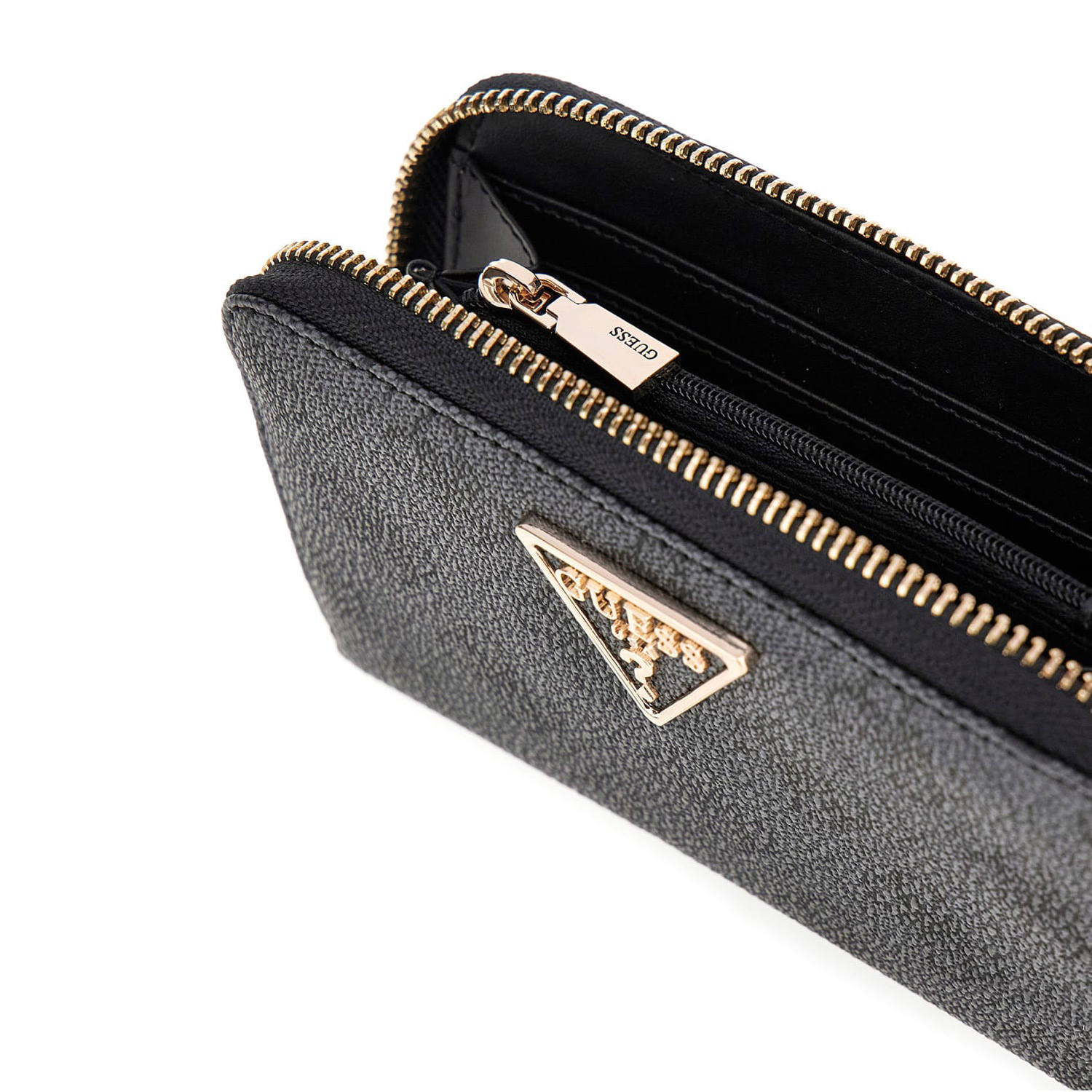 GUESS Damen Geldbörse Laurel II Coal Logo Abbildung 3