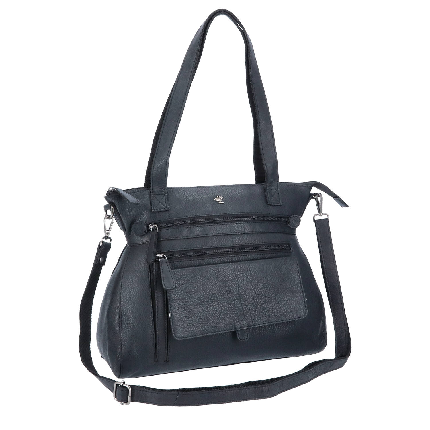 The Skandinavian Brand Damenshopper Leder - Black Abbildung 9