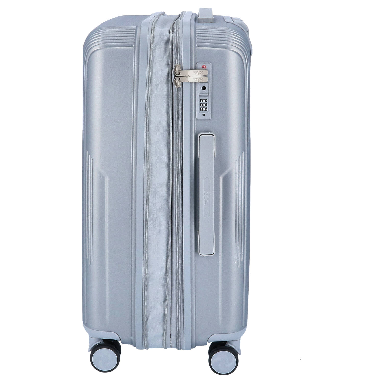 DYX 4 Rollen Koffer M 67 cm Palermo silber Abbildung 5