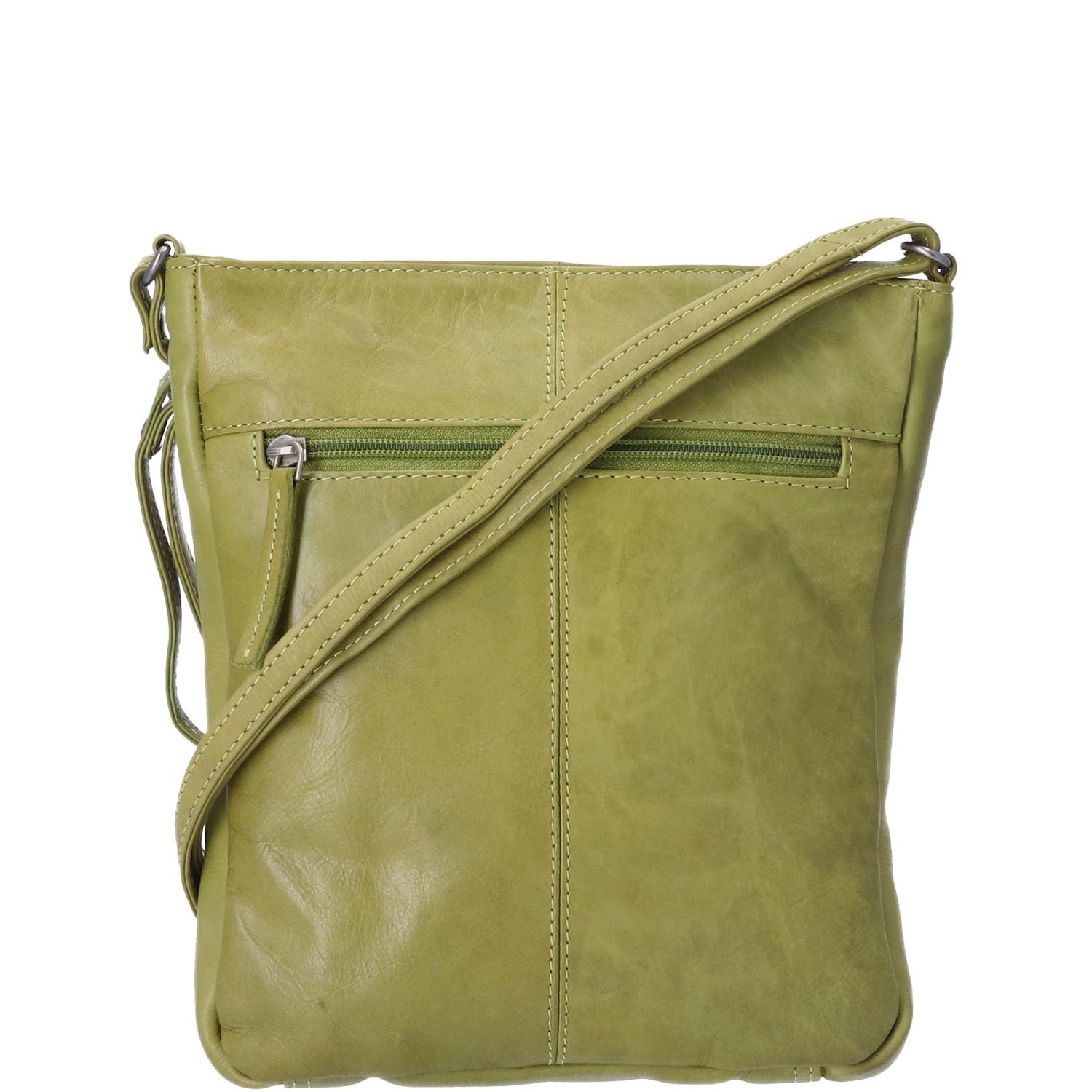 The Skandinavian Brand Lady Bag Washed Nappa grün
