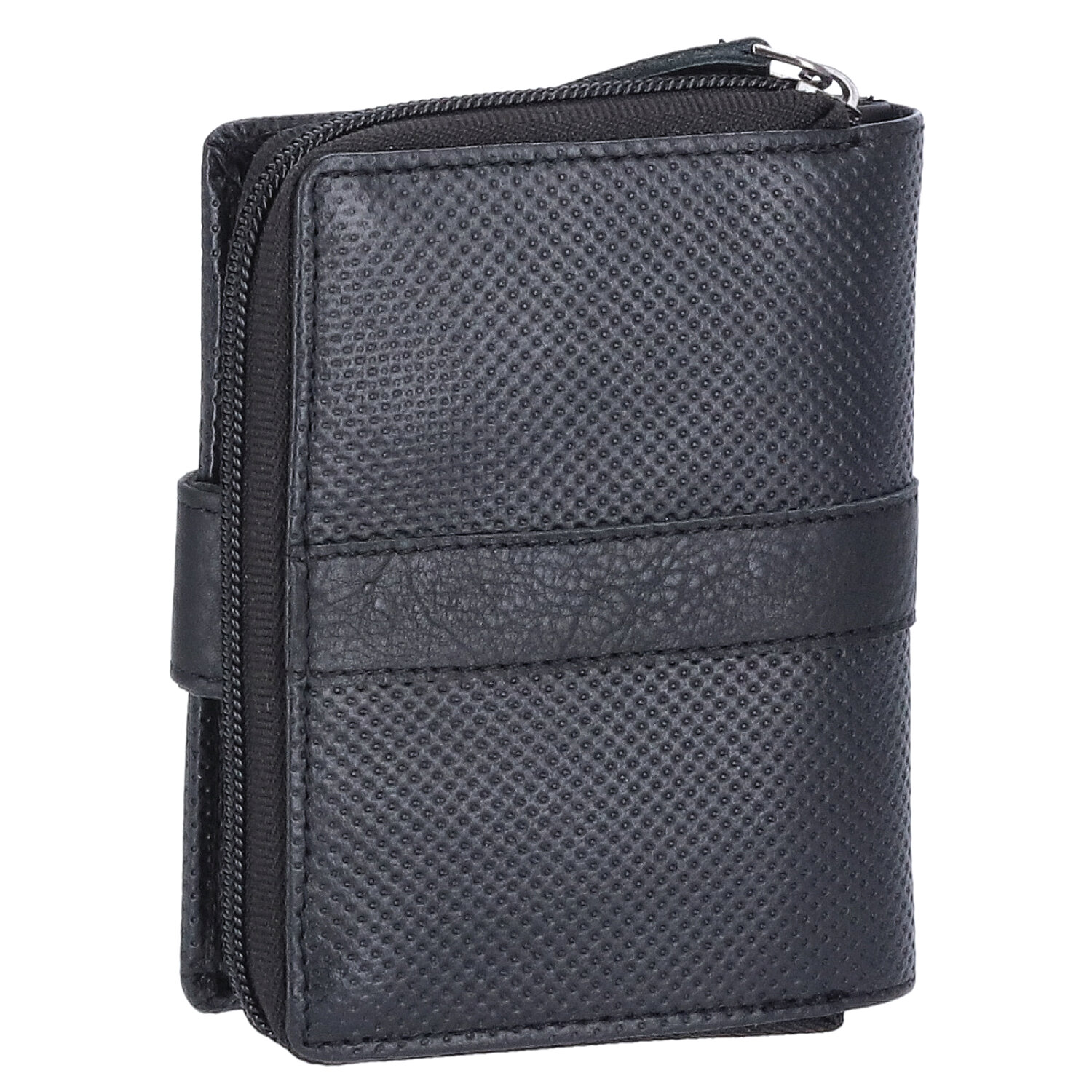 The Skandinavian Brand Damen Leder Geldbörse mittel - Black Abbildung 2