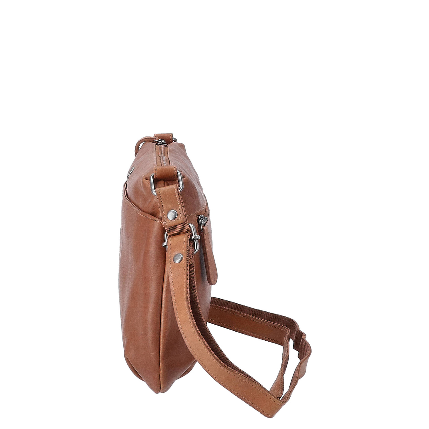 The Skandinavian Brand Leder Umhängetasche - Cognac Abbildung 4