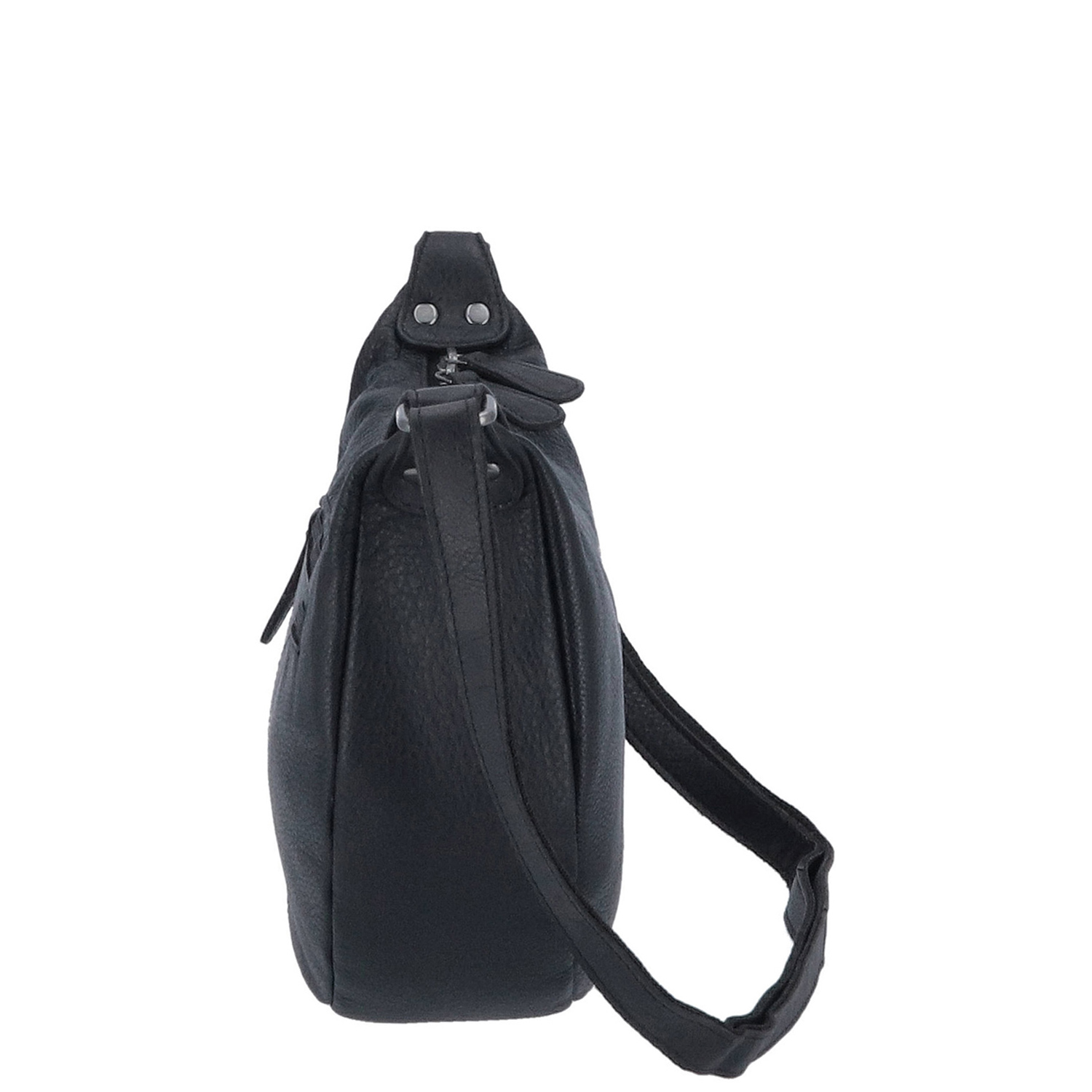 The Skandinavian Brand Leder Umhängetasche - Black Abbildung 3