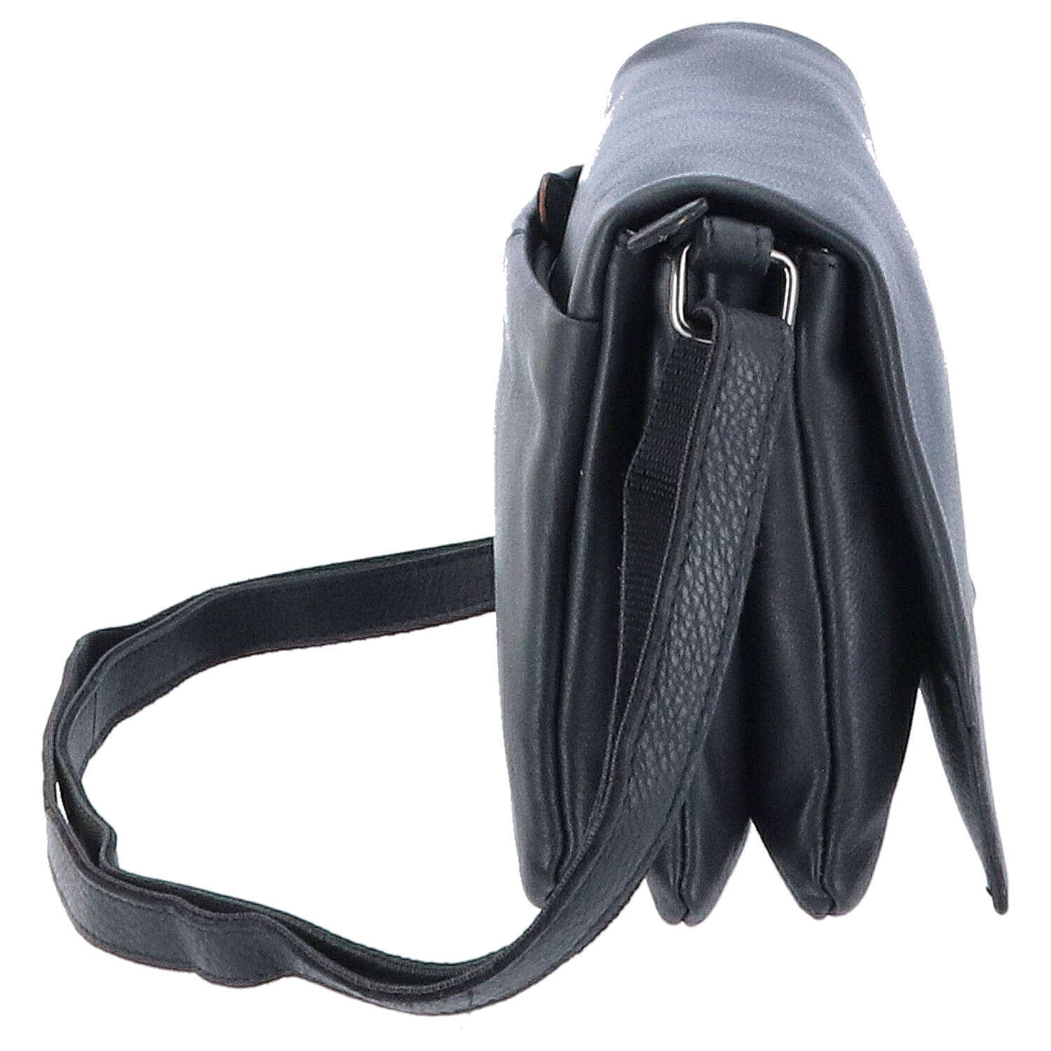 The Skandinavian Brand Leder Umhängetasche  Black Abbildung 3