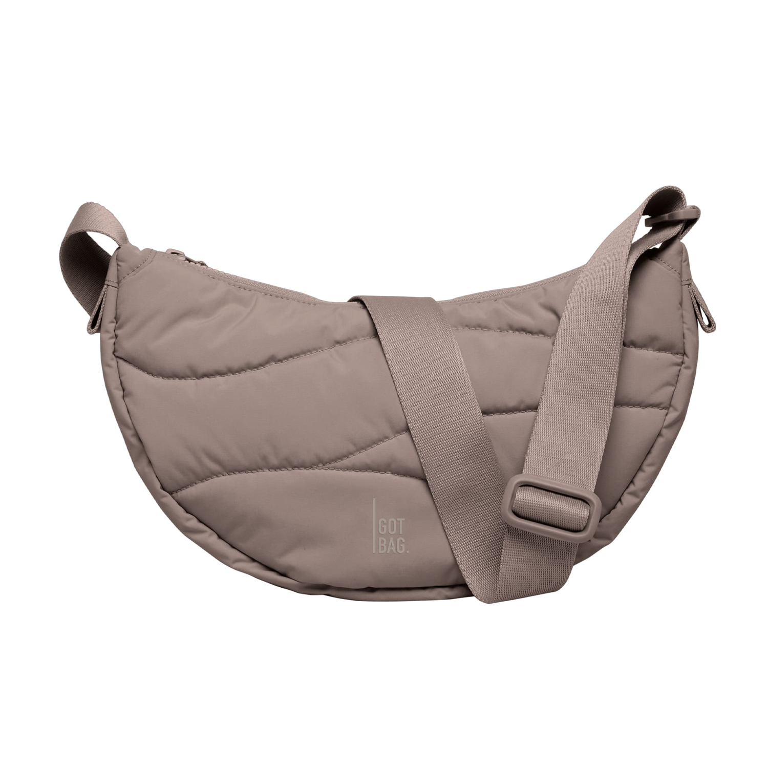 Got Bag Umhängetasche WAVY PUFFER MOON BAG oyster Abbildung 1