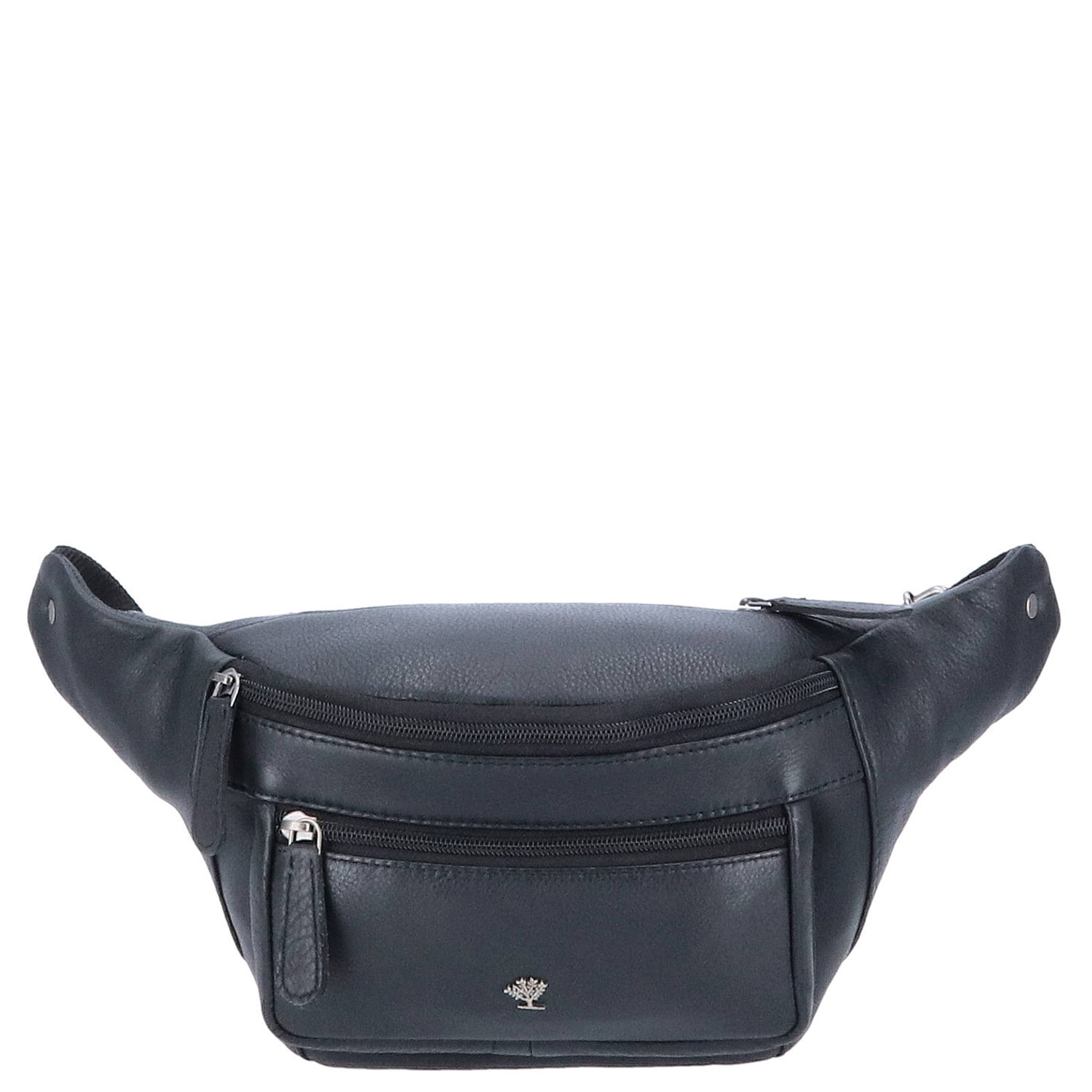 The Skandinavian Brand Leder Bauchtasche, Hüttasche, Body Bag - schwarz Abbildung 5