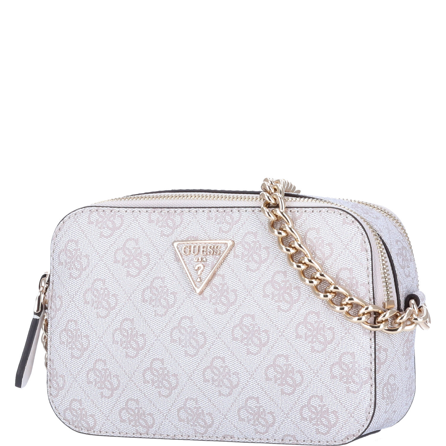 GUESS Damen Schultertasche Noelle Dove Logo