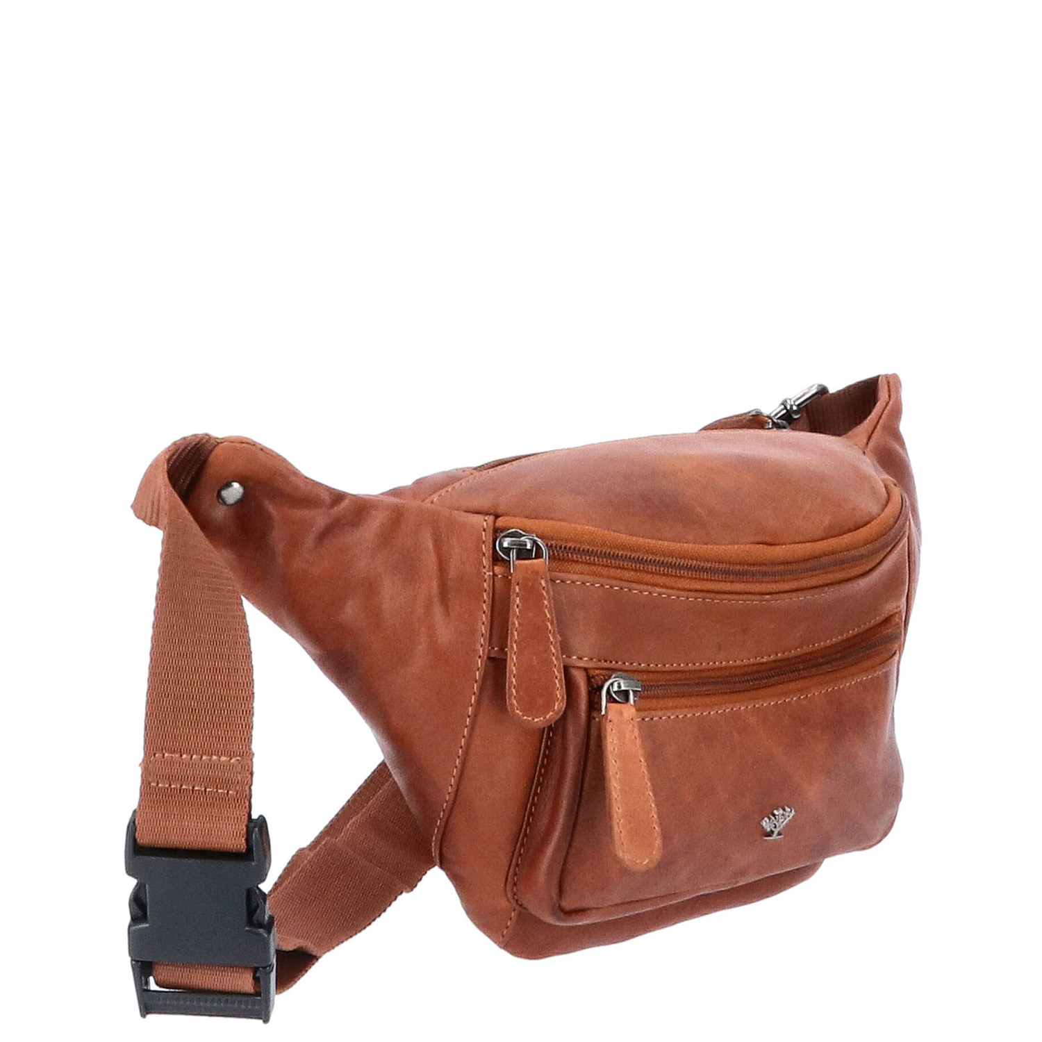 The Skandinavian Brand Leder Bauchtasche, Hüttasche, Body Bag  braun Abbildung 4