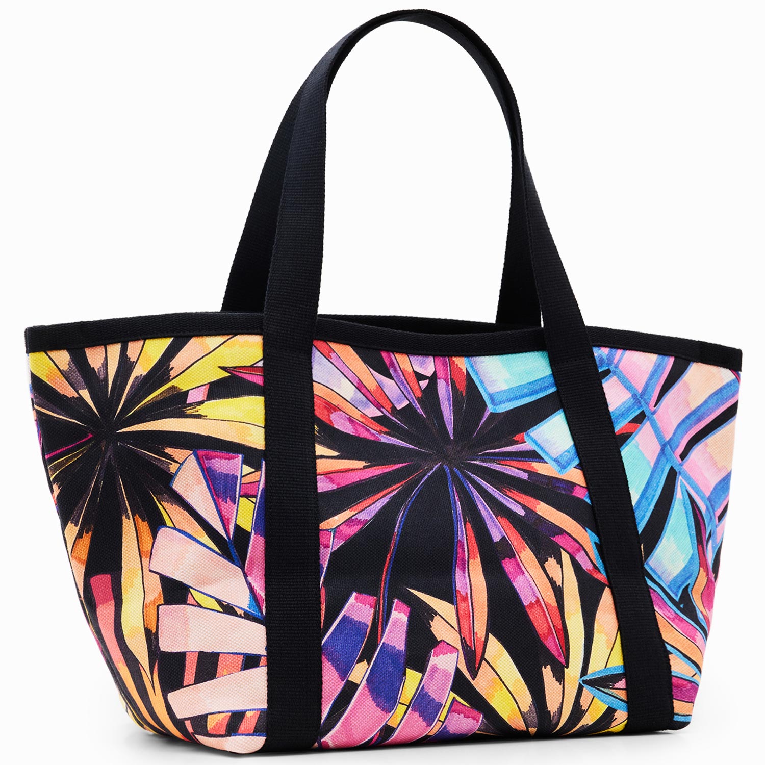 Desigual Damen Shopper Tropical Beach Merida REV schwarz