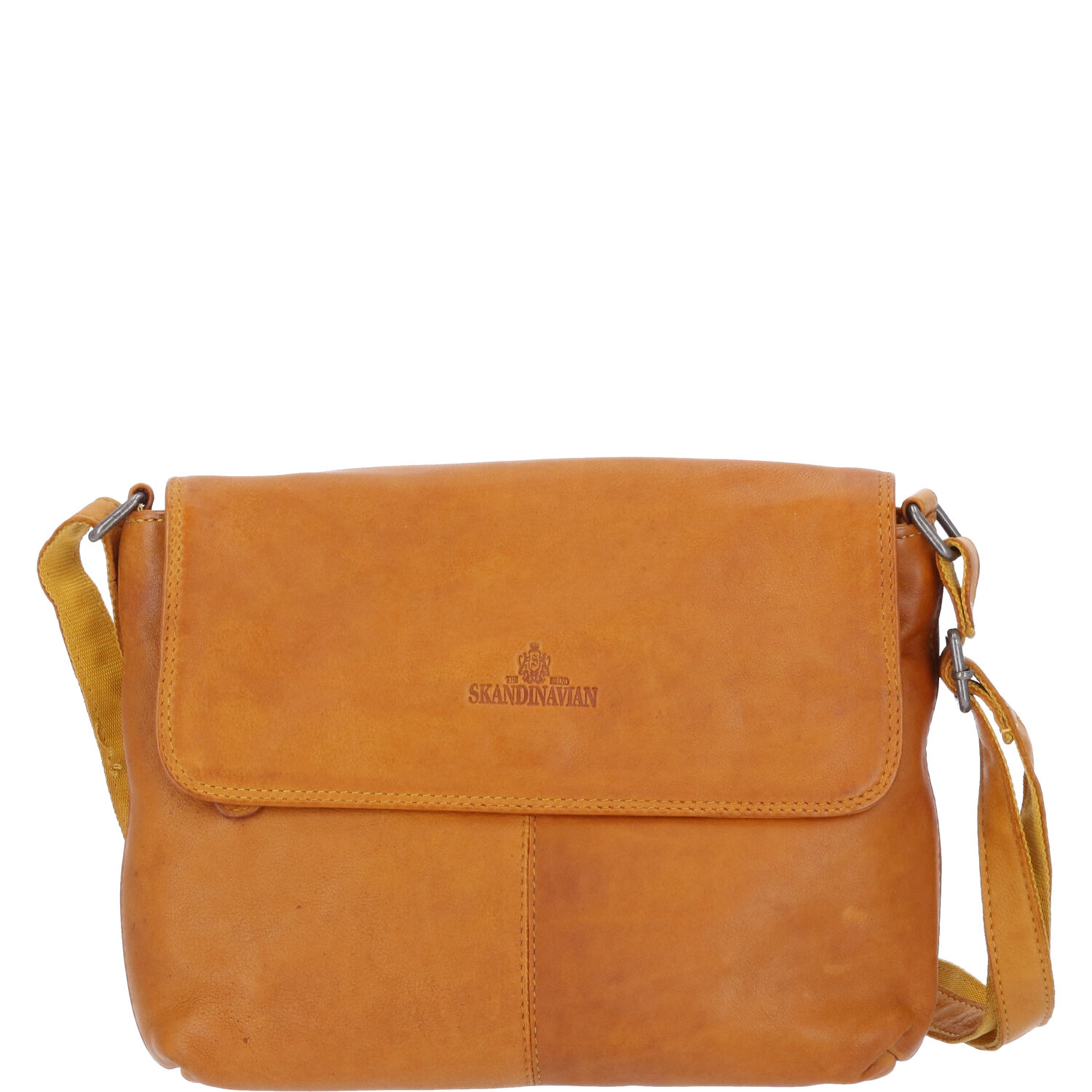 The Skandinavian Brand Damen Leder Tasche  Cognac
