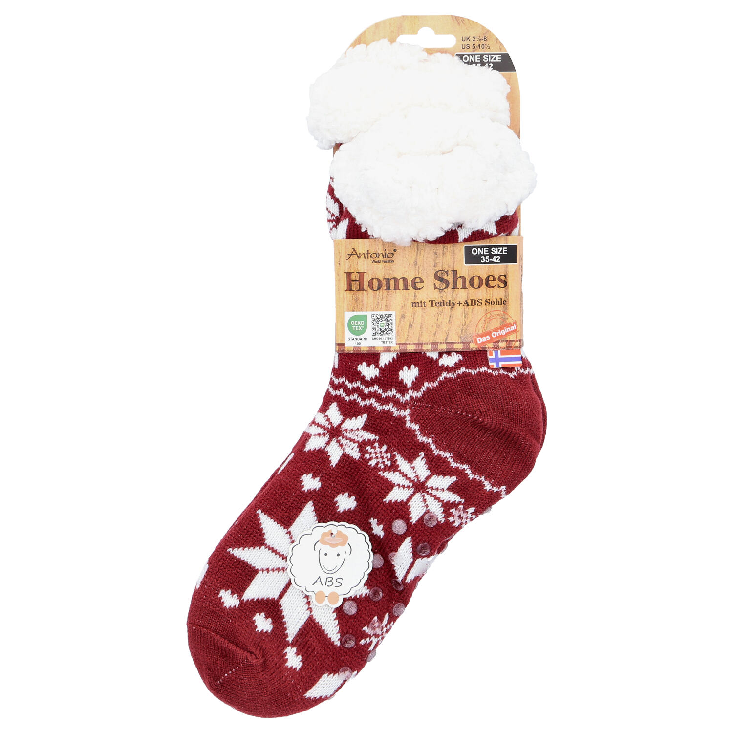 Antonio Hüttensocken Größe 35-42  . Abbildung 1