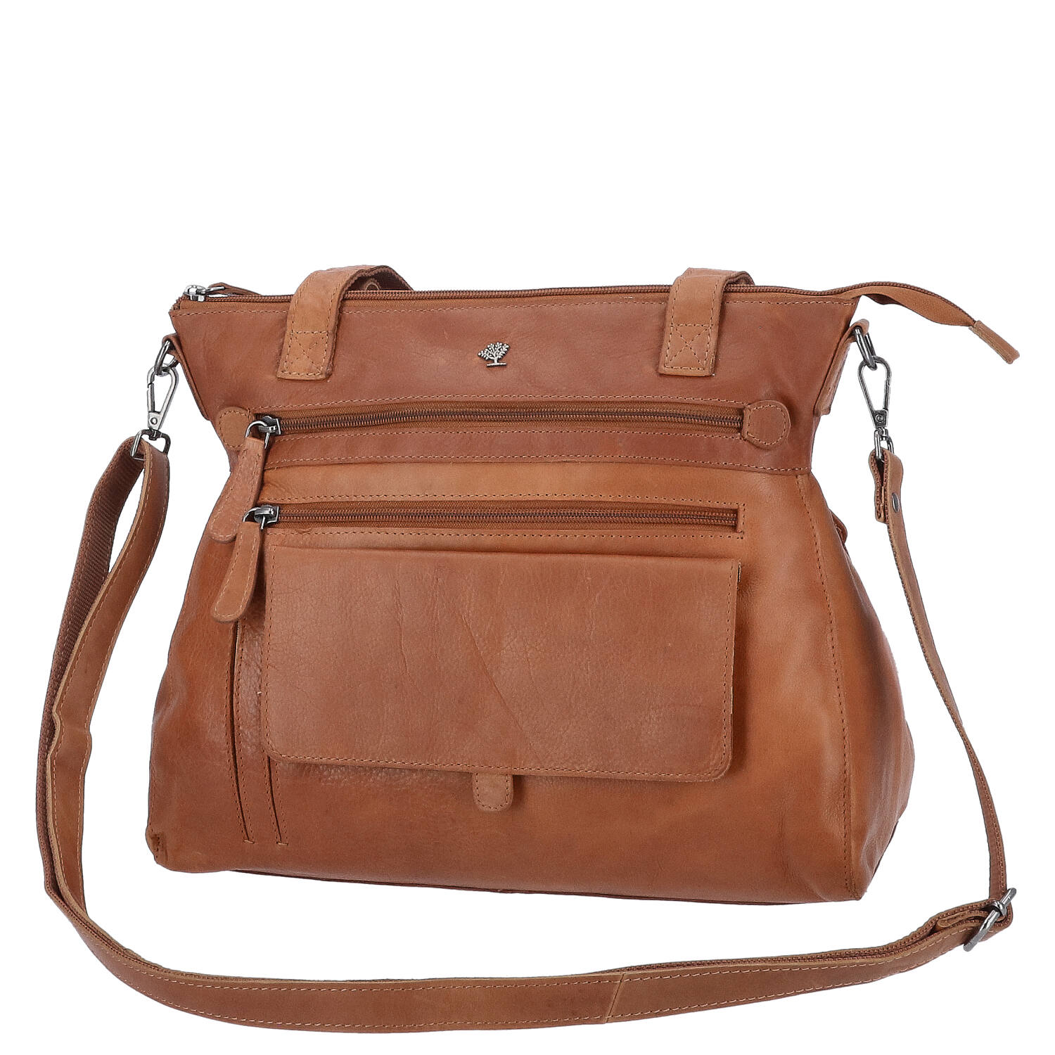 The Skandinavian Brand Damenshopper Leder - Cognac Abbildung 1