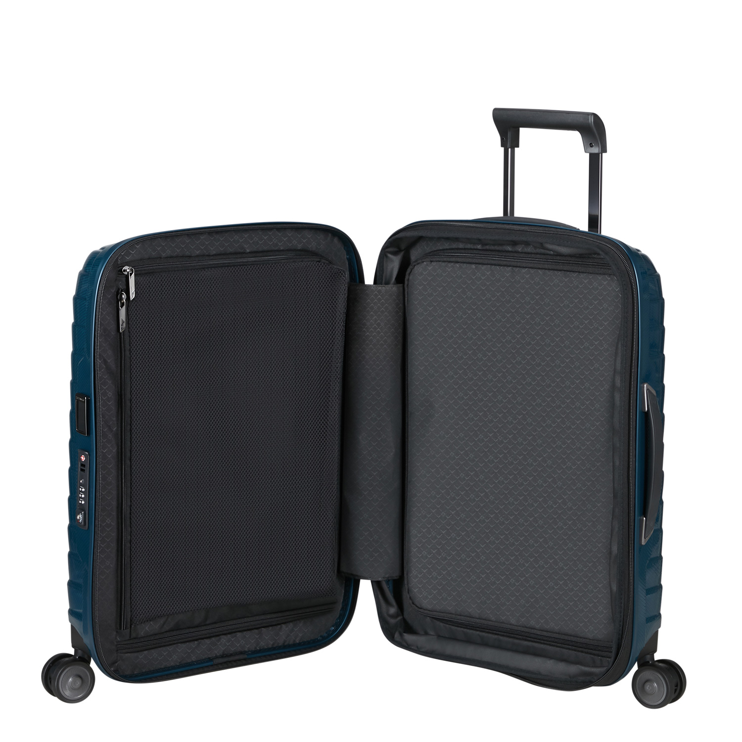 Samsonite Trolley mit 4 Rollen 55cm EXP.LENGTH Proxis Petrol Blue Abbildung 7