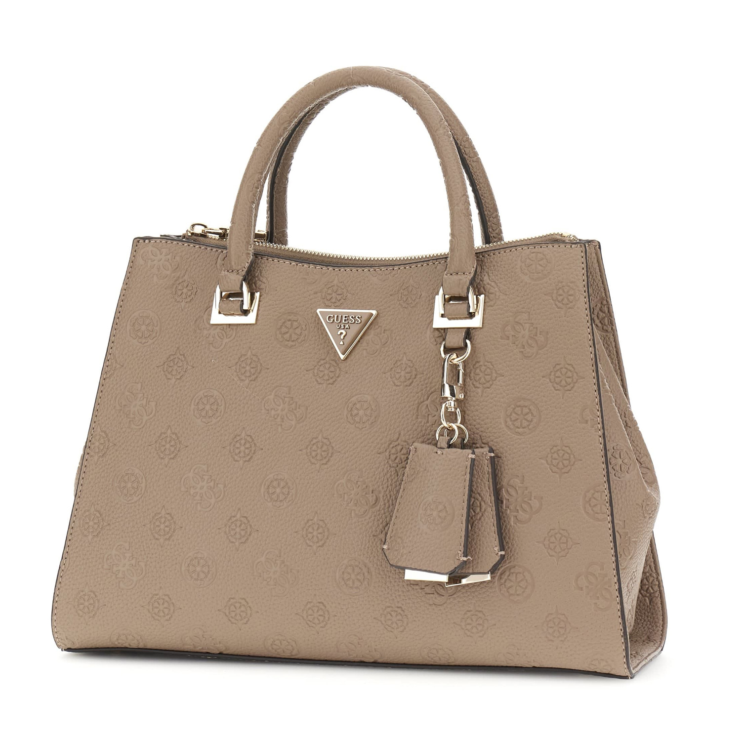 GUESS Handtasche Cresidia II Dark Taupe Logo Abbildung 1