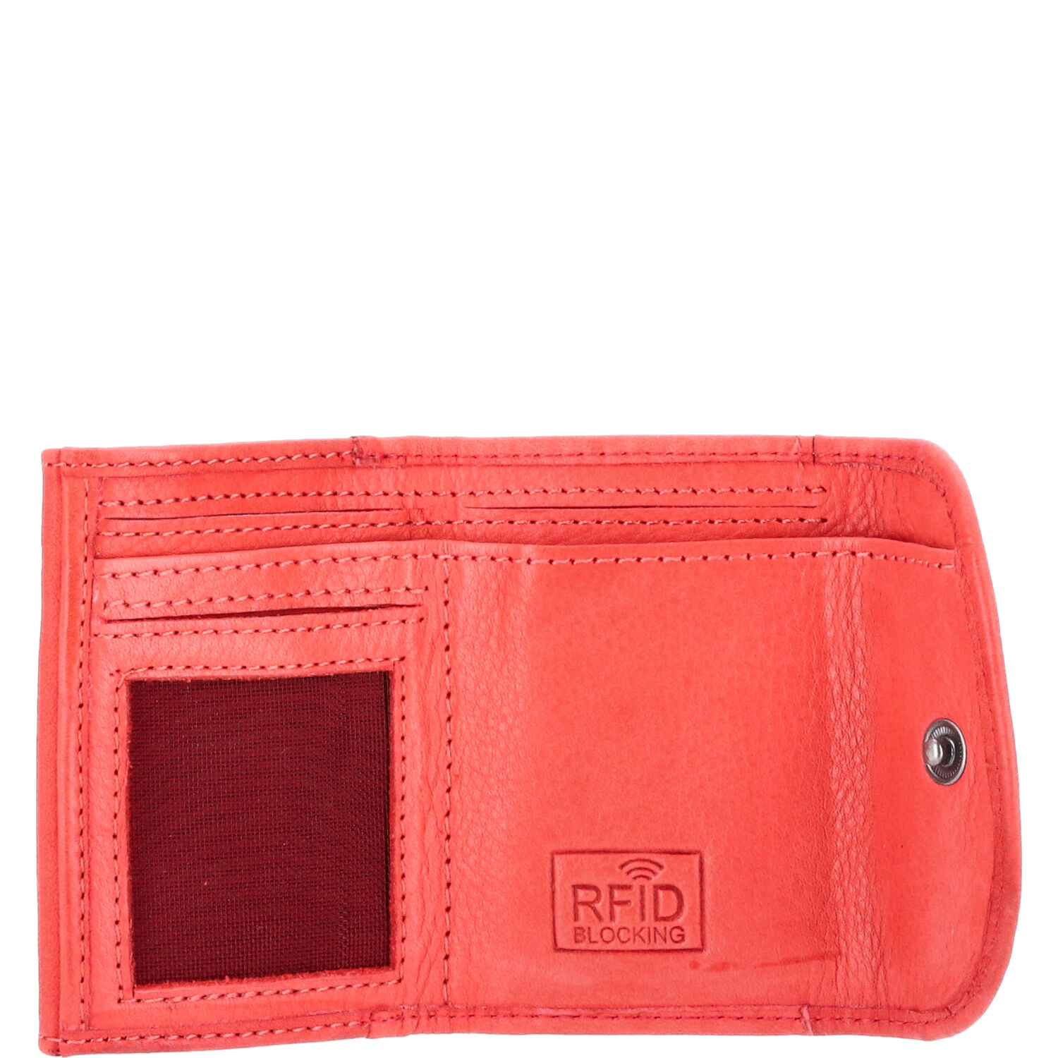 The Skandinavian Brand Leder Geldbörse Mini  rot Abbildung 3