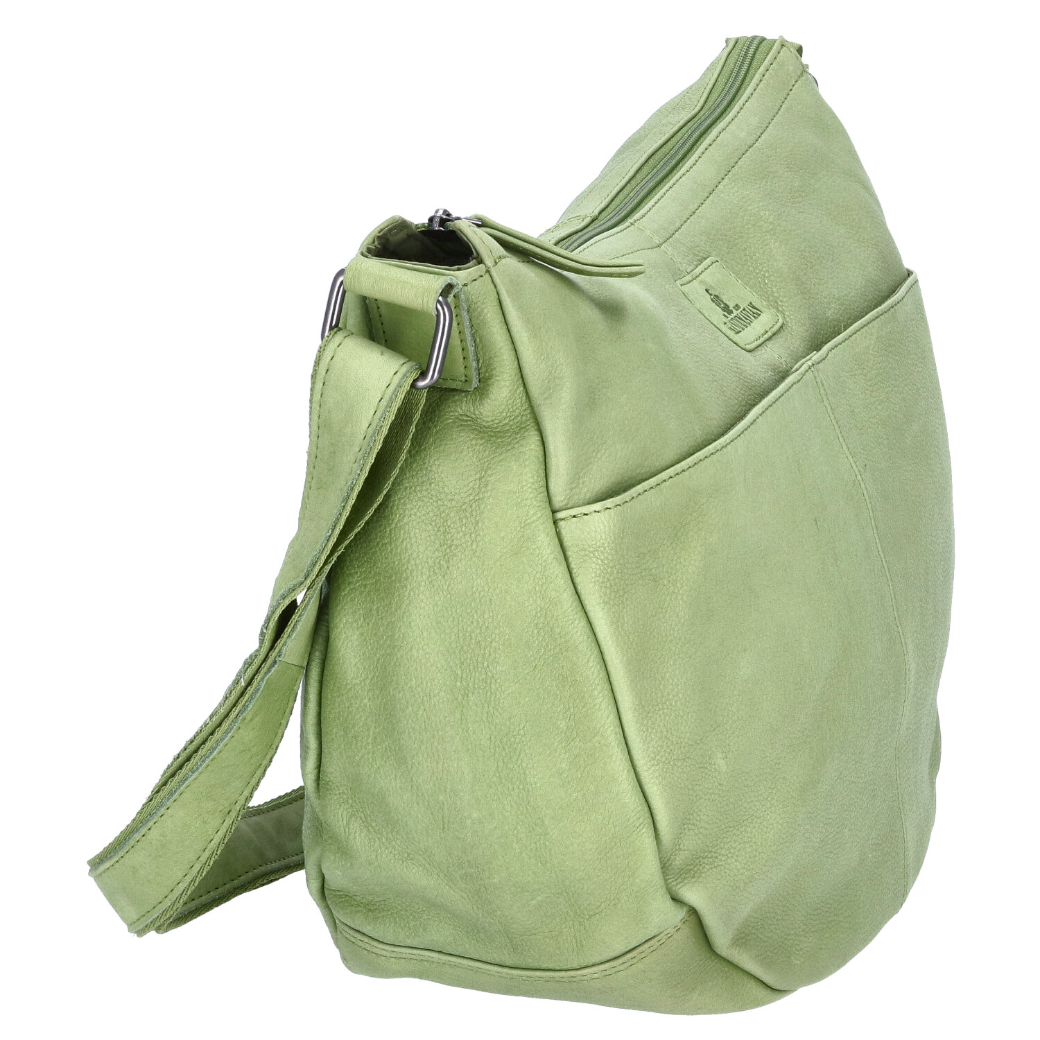 The Skandinavian Brand Leder Umhängetasche - Green Abbildung 3