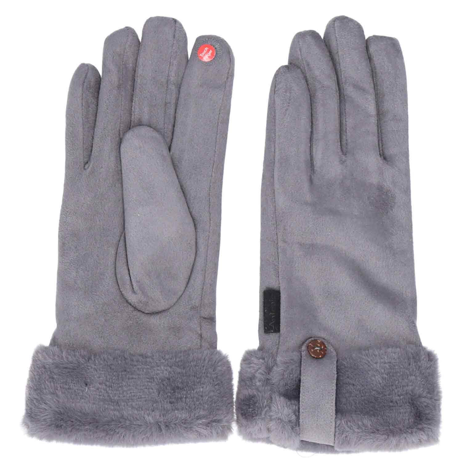 Antonio Damen Winter Fingerhandschuhe  dark grey Abbildung 1