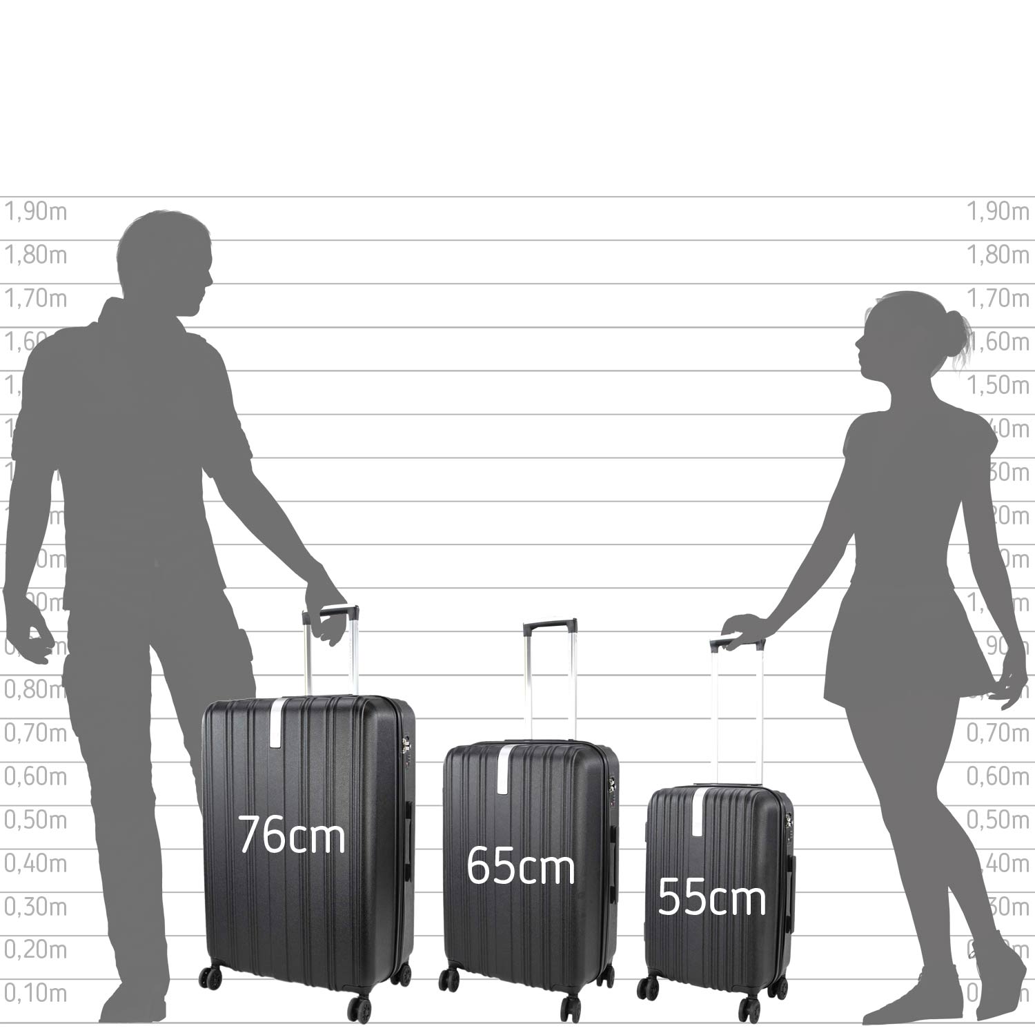Samsonite Spinner 4 Rollen Koffer 69/25 cm Lite-Shock schwarz Abbildung 6