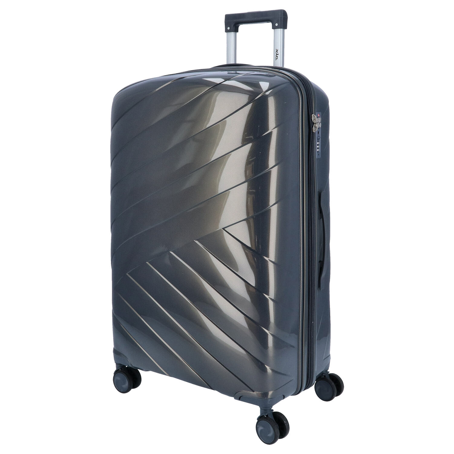 DYX 4 Rollen Trolley 3er Set S/M/L Dubai grau Abbildung 4
