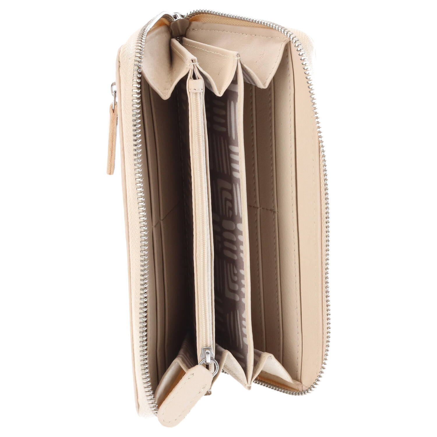 The Skandinavian Brand Damenbörse Leder - beige Abbildung 3