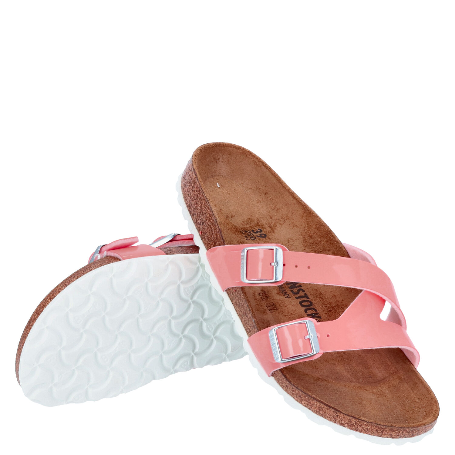 Birkenstock Sandalen Größe 39 Yao Balance II Patent coral Peach  