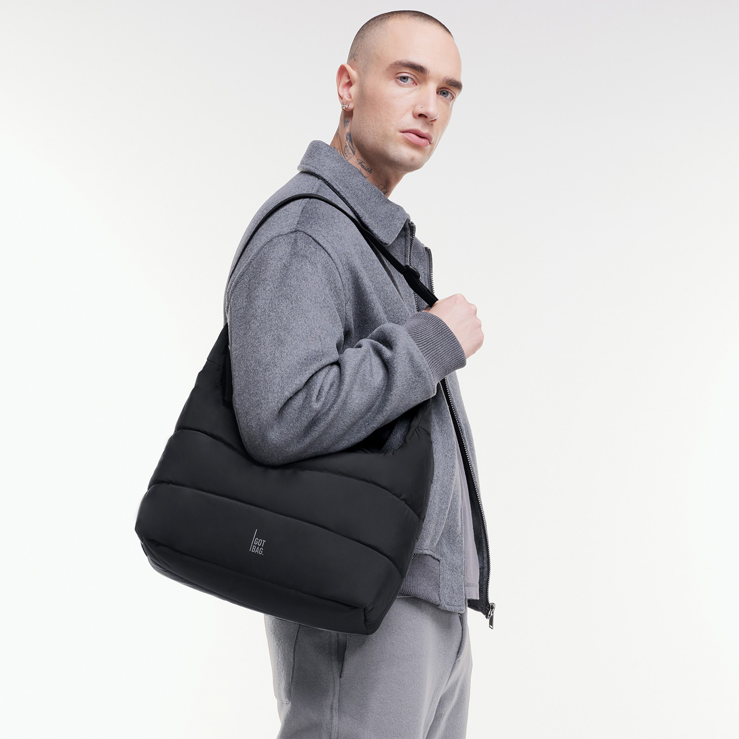 Got Bag Tasche Puffer Square Bag Large monochrome black Abbildung 6 Got Bag Tasche Puffer Square Bag Large monochrome black Abbildung 6