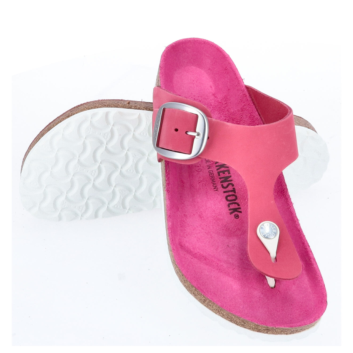 Birkenstock Sandalen Größe 40 Gizeh Big Buckle Fuchsia Tulip   Abbildung 1