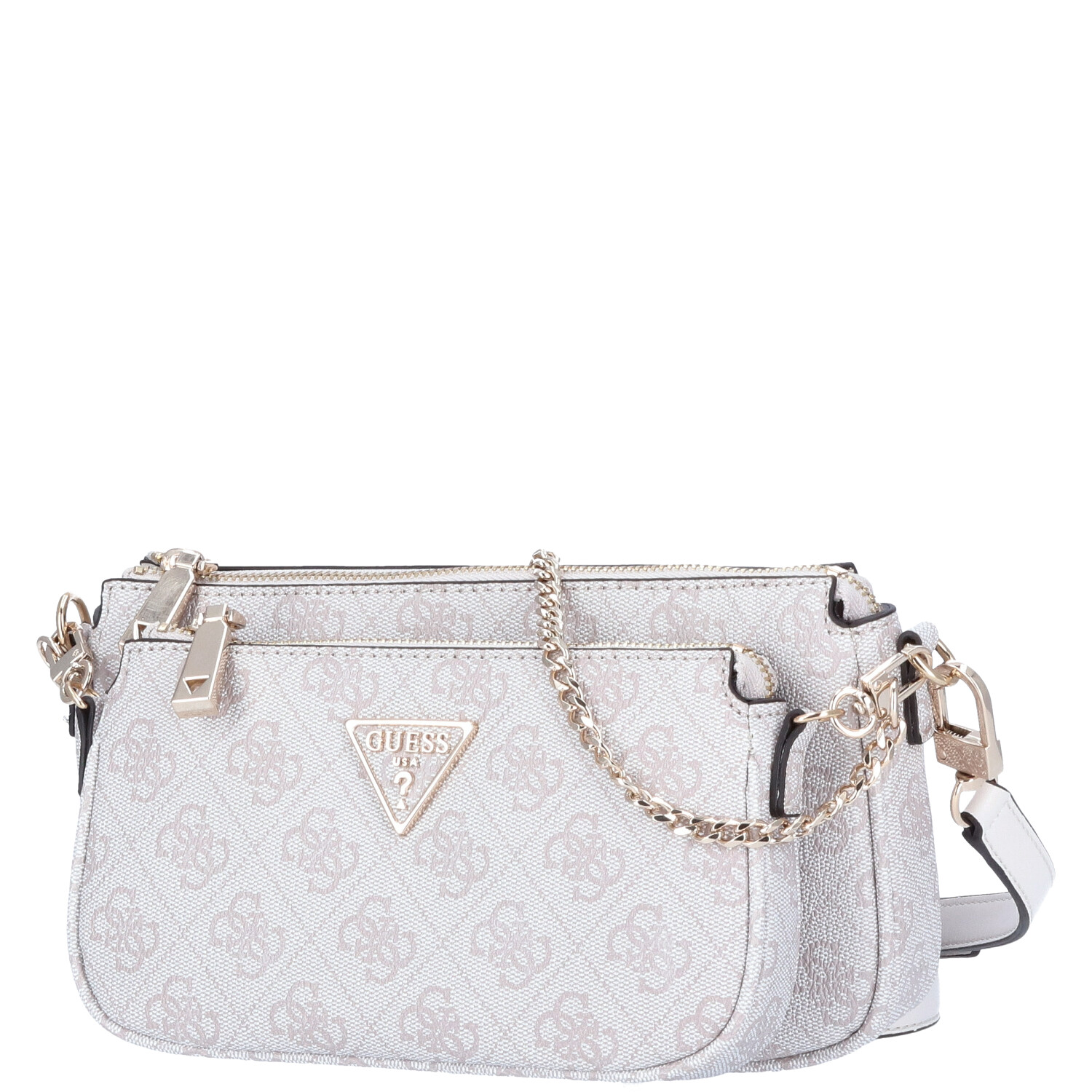 GUESS Damen Schultertasche Noelle Dove Logo
