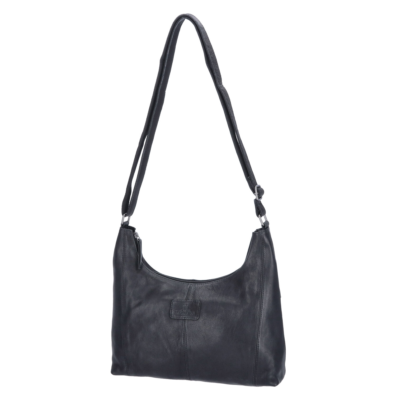 The Skandinavian Brand Leder Umhängetasche - Black Abbildung 5