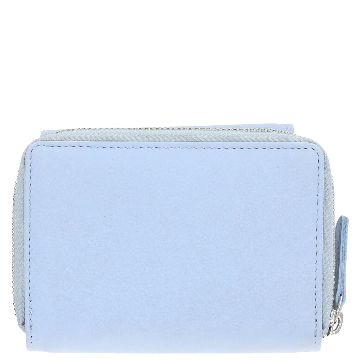 The Skandinavian Brand Damenbörse Leder - light blue Abbildung 3