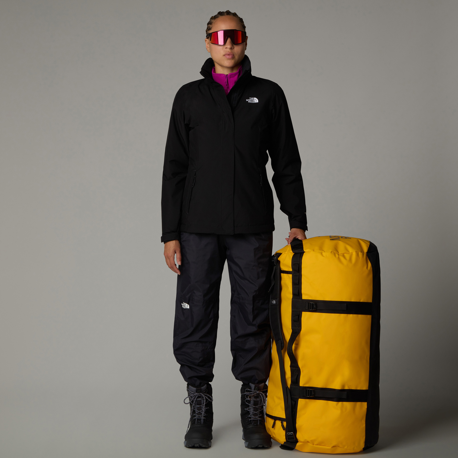 The North Face Reise/-Sporttasche Rucksack Base Camp Duffel XXL Summit Gold-TNF Black-N Abbildung 4