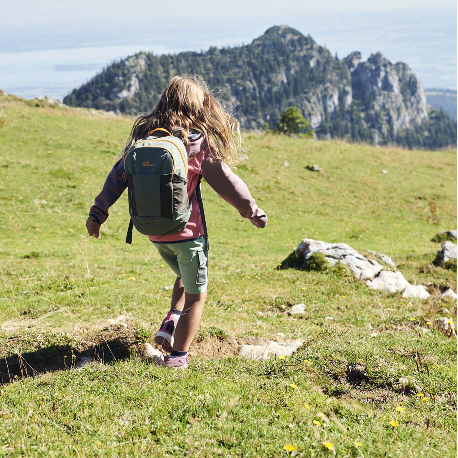 Jack Wolfskin Kinderrucksack Kids Moab Jam hedge green Abbildung 3
