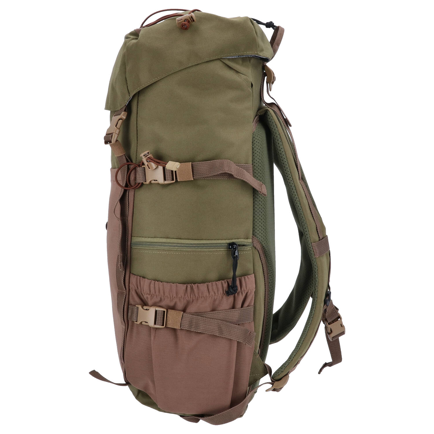 DYX Großer Freizeit- und Reiserucksack - green/coffee Abbildung 5