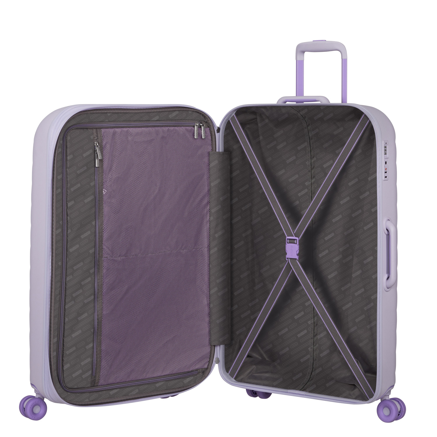 American Tourister 4 Rollen Spinner 77cm EXP. Neovibe Fresh lilac Abbildung 7