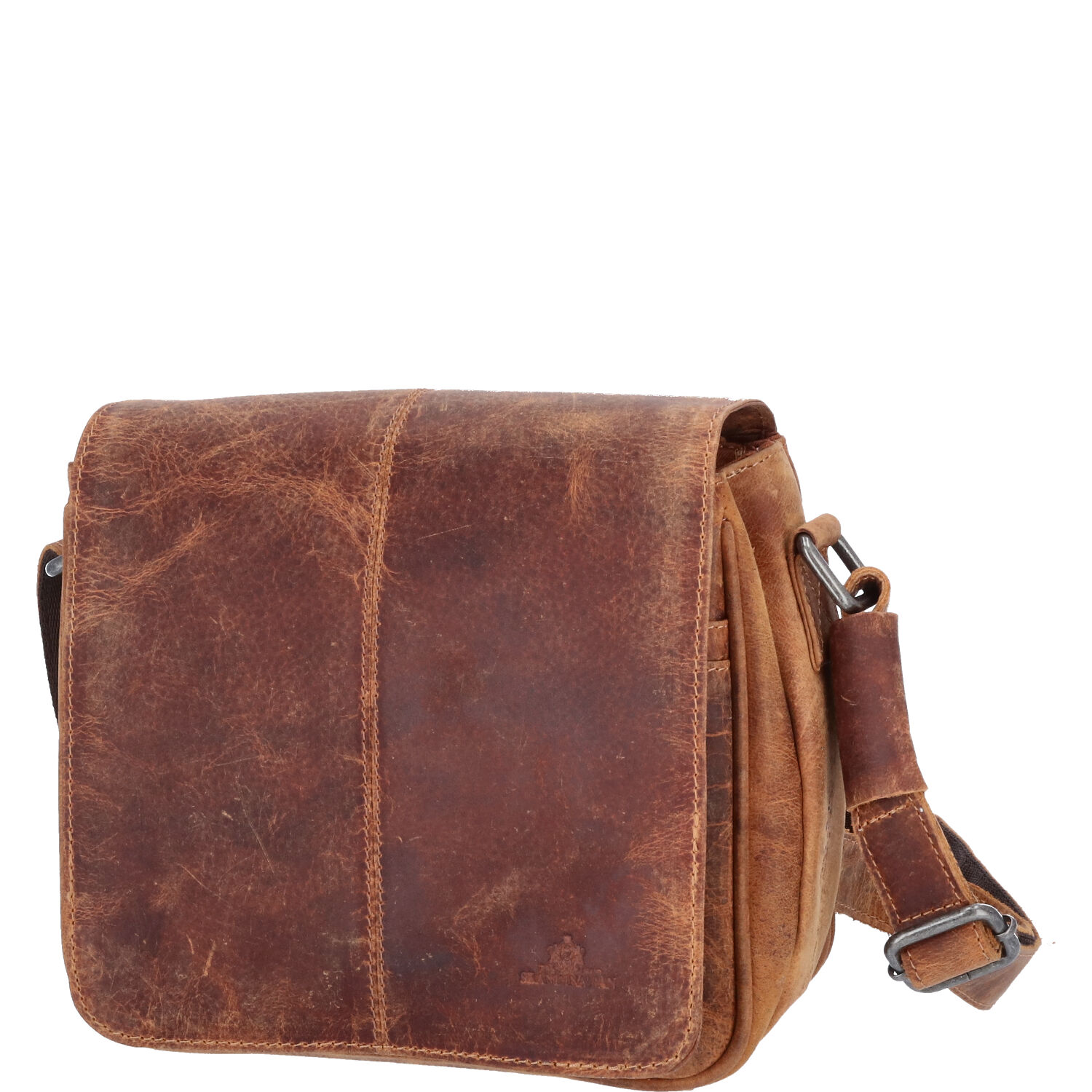 The Skandinavian Brand Leder Umhängetasche Hunter  Camel