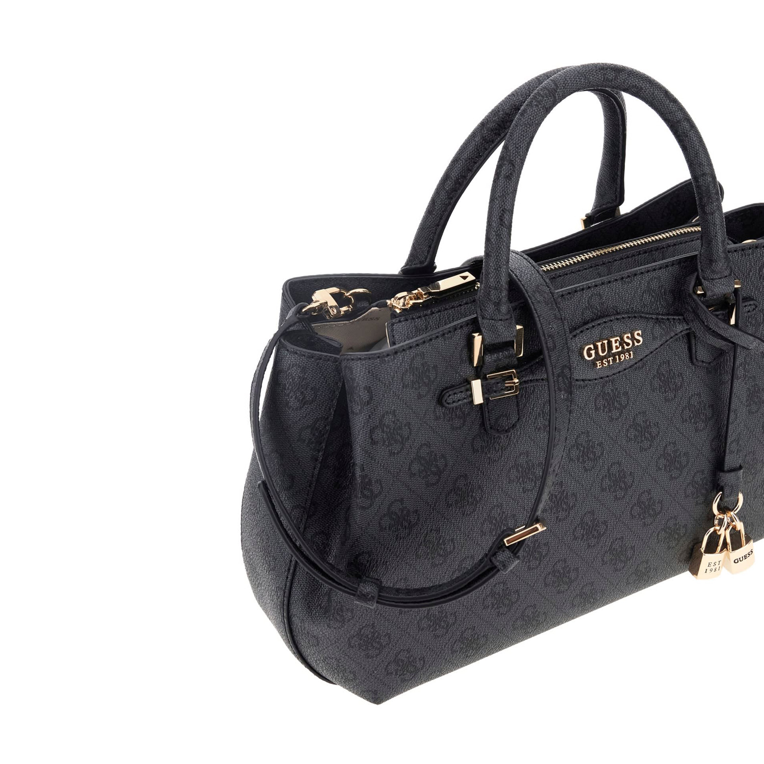GUESS Handtasche Katya Coal Logo Abbildung 4