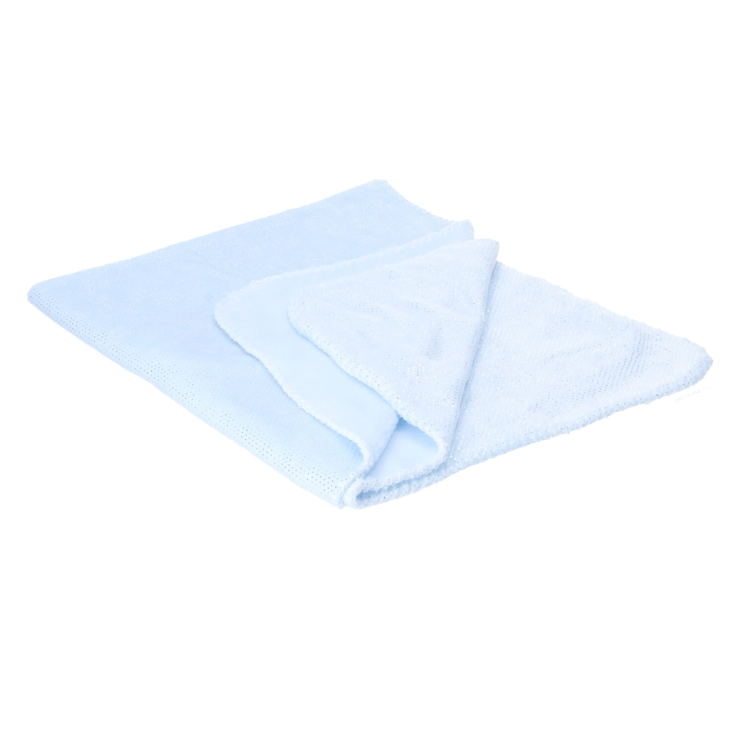 Antonio Baby Plüsch Decke mit Stofftier Hase  blau Abbildung 2