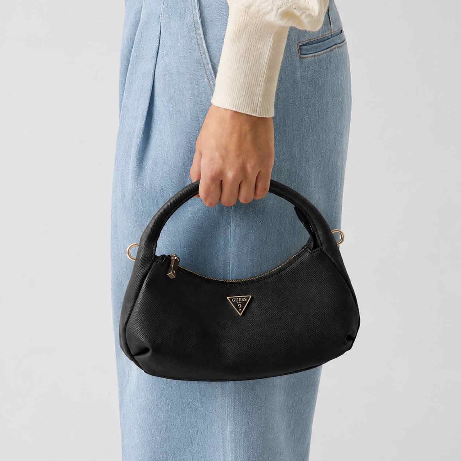GUESS Handtasche Gilda Mini Hobo Black Abbildung 4