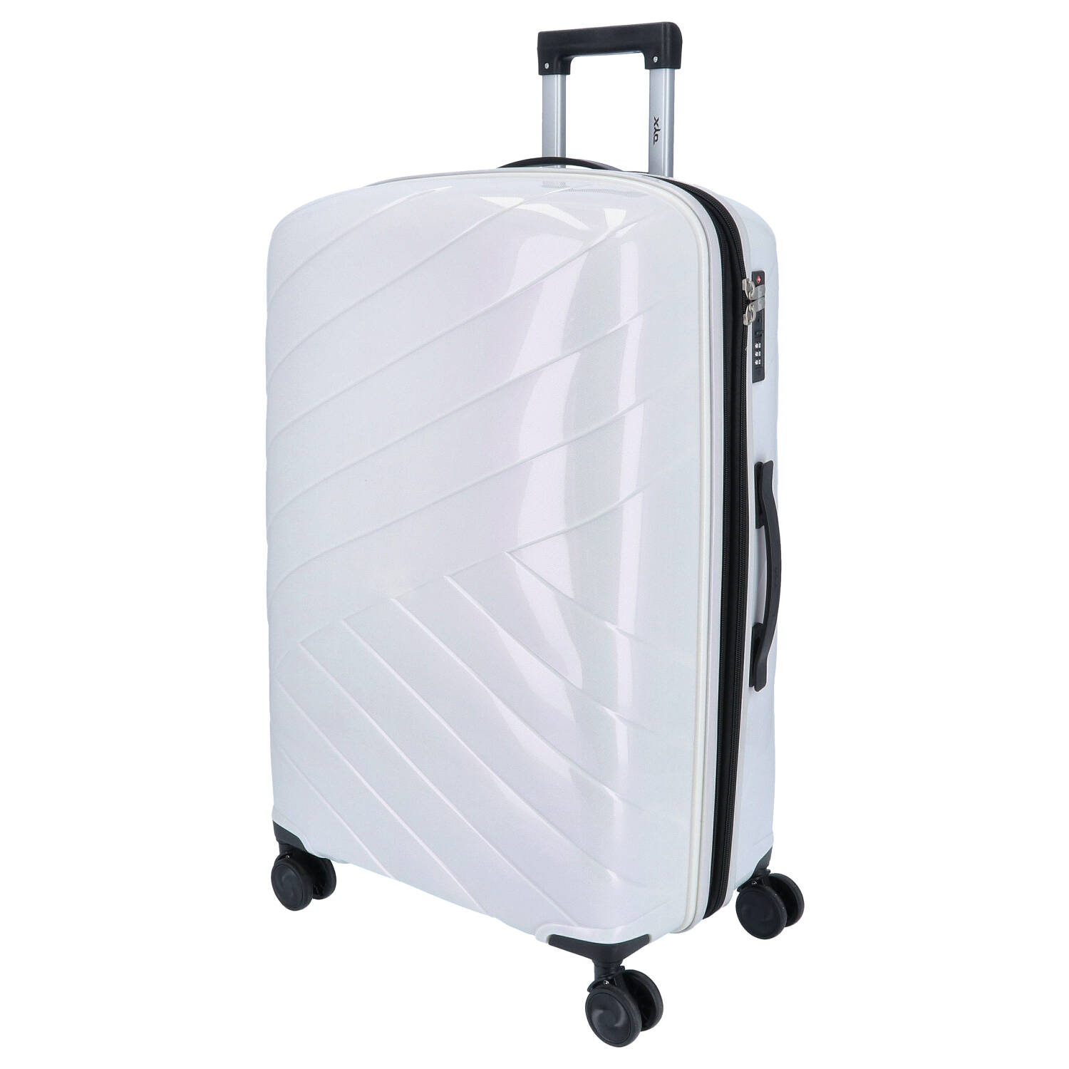 DYX 4 Rollen Trolley 3er Set S/M/L Dubai weiß Abbildung 4