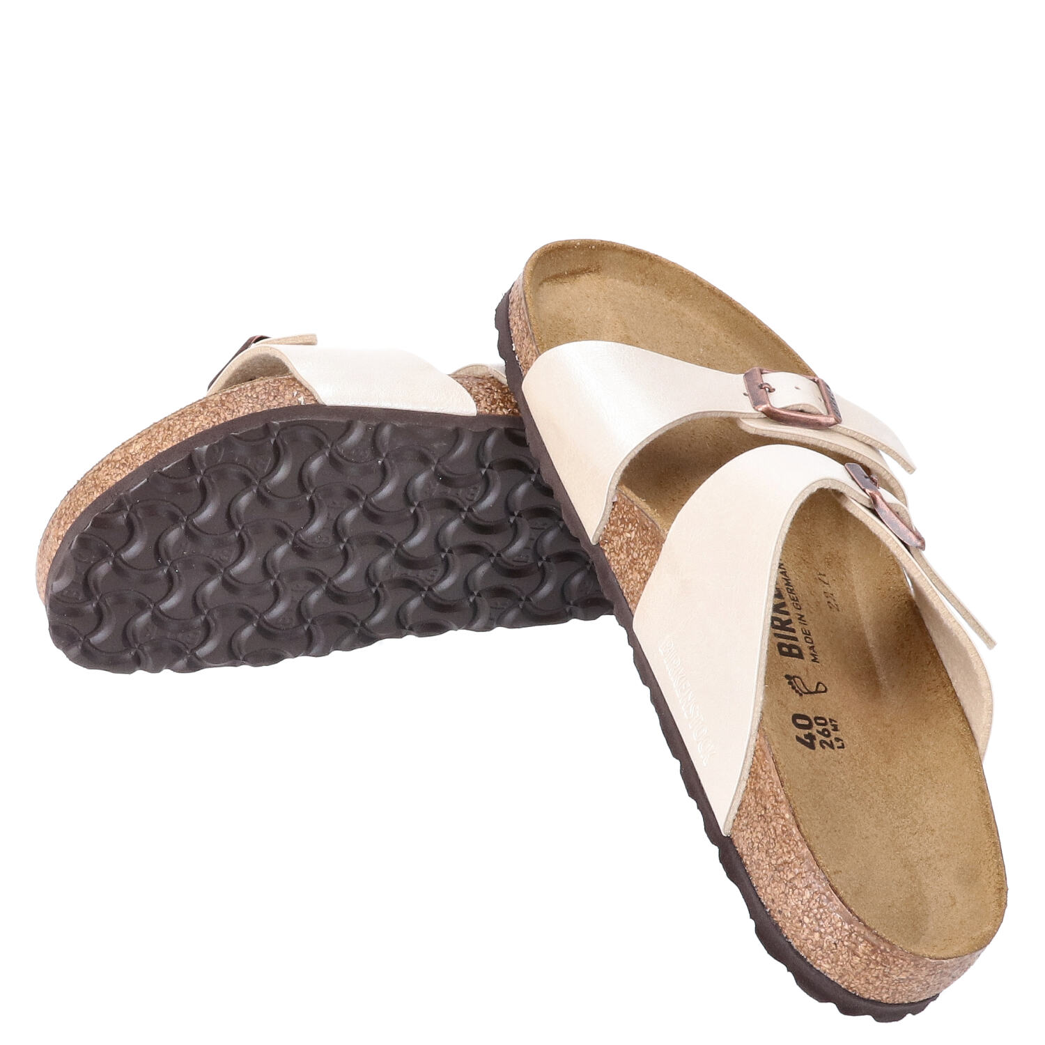 Birkenstock Sandalen Größe 40 Sydney BS Graceful Pearl White   Abbildung 1