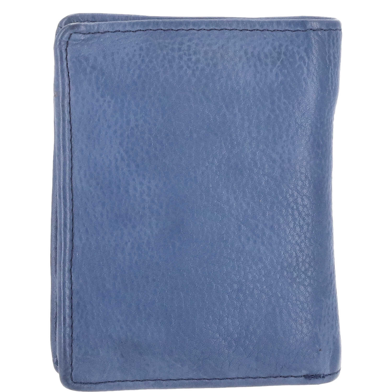 The Skandinavian Brand Mens Wallet Washed Leather blau