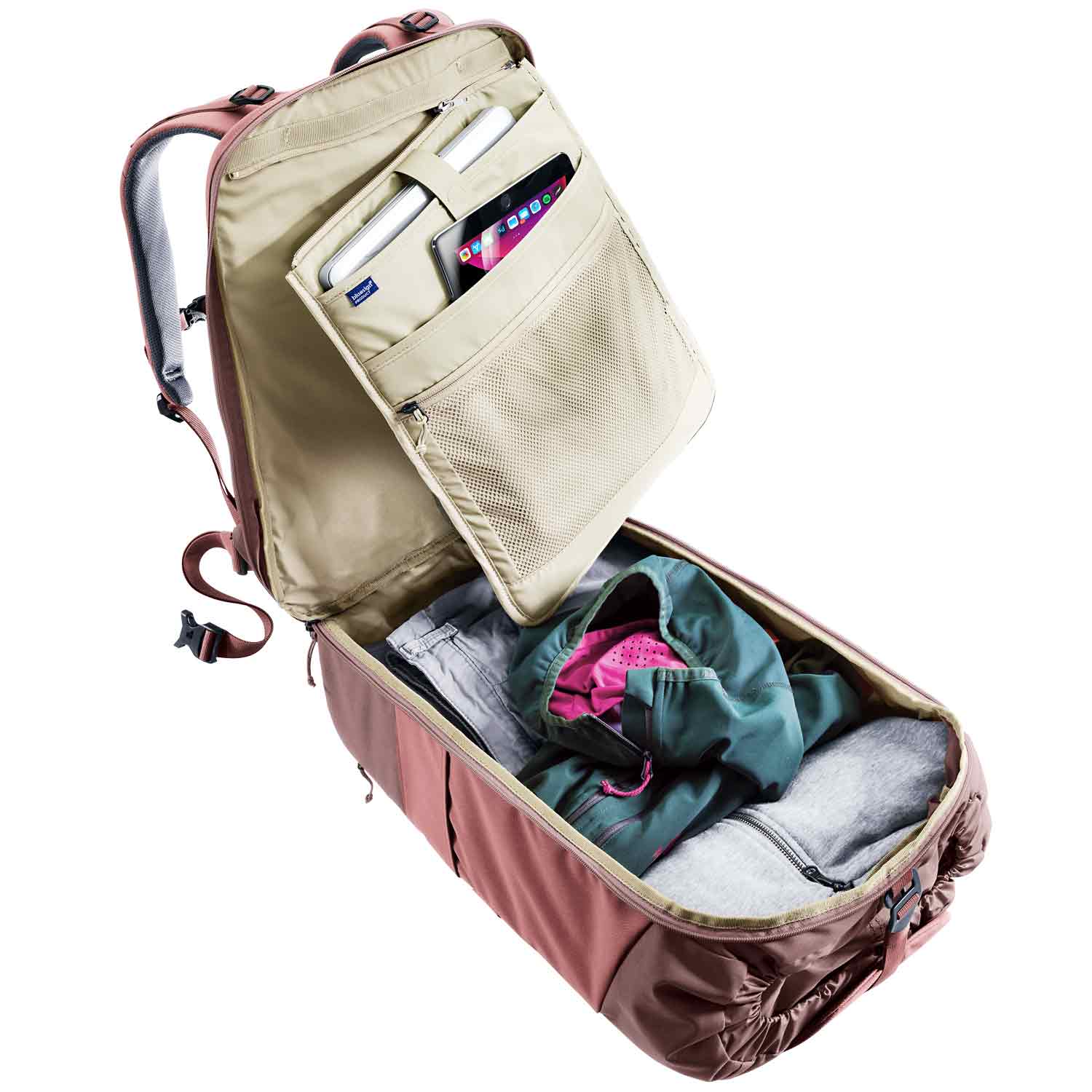 Deuter Freizeitrucksack Utilion 34+5 caspia-raisin Abbildung 4