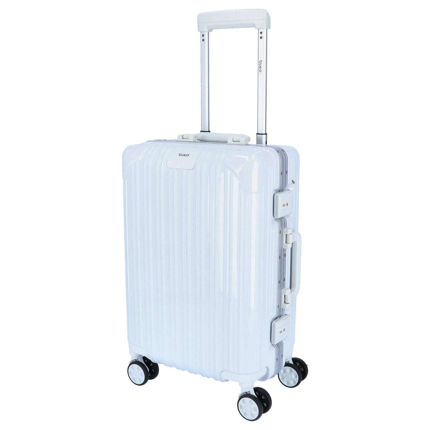 TheTrueC 4-Rad Trolley 55cm Alu-Rahmen London weiß Abbildung 1
