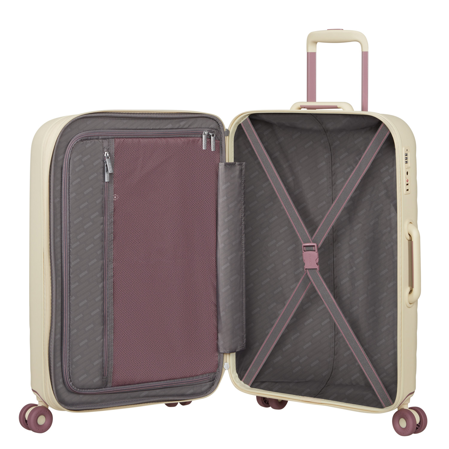 American Tourister 4 Rollen Spinner 67cm EXP. Neovibe Summer Sand Abbildung 7