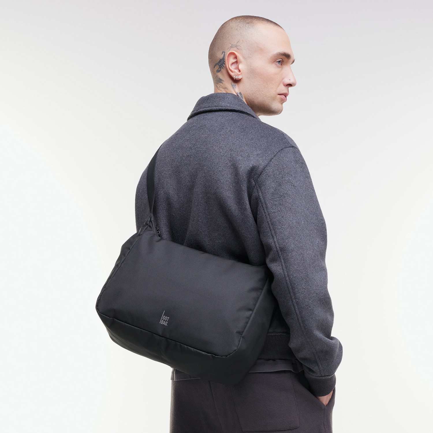 Got Bag Schultertasche Square Bag black monochrome Abbildung 6